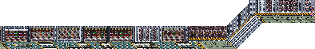 Thumbnail for a map of Stage 3: Negamonster Factory for the SNES game Bishoujo Senshi Sailor Moon.