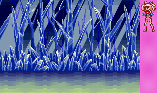 Thumbnail for a map of Crystal Forest (Sailor Chibimoon) for the SNES game Bishoujo Senshi Sailor Moon Super S: Zenin Sanka!! - Shuyaku Soudatsusen.