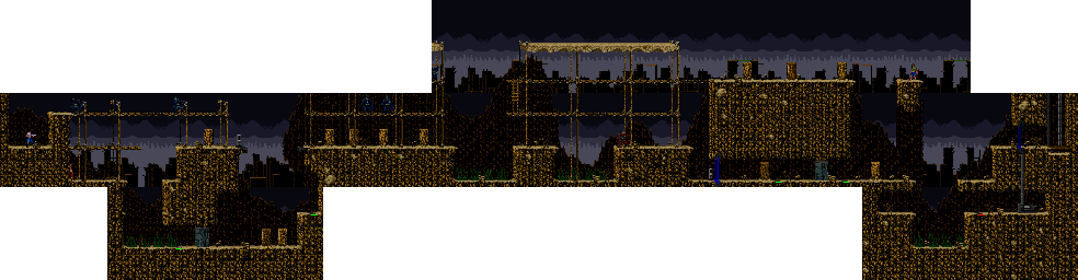 Thumbnail for a map of Stage 3 Level 1 for the SNES game Blackthorne.