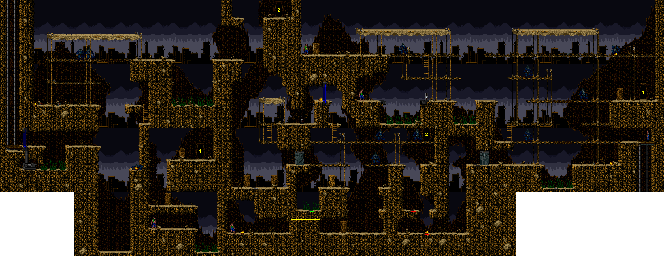 Thumbnail for a map of Stage 3 Level 2 for the SNES game Blackthorne.