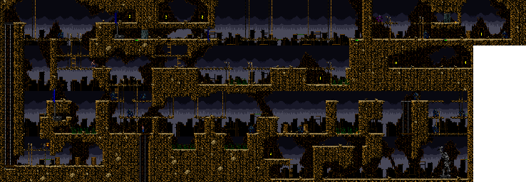 Thumbnail for a map of Stage 3 Level 4 for the SNES game Blackthorne.