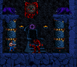 Thumbnail for a map of Stage 4 Demon Lord Sarlac for the SNES game Blackthorne.
