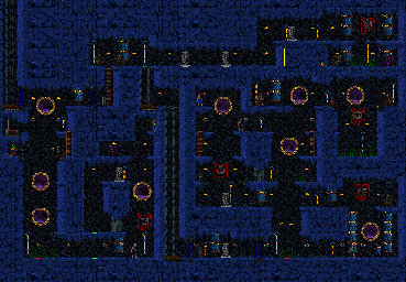 Thumbnail for a map of Stage 4 Level 1 for the SNES game Blackthorne.