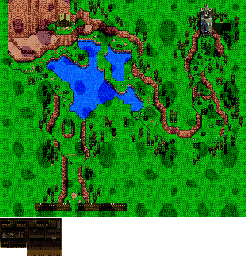 Thumbnail for a map of Northern Highway (Clouds) for the SNES game Brain Lord.