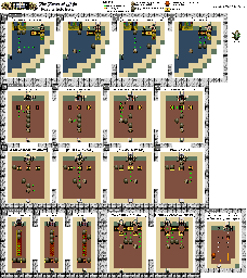 Thumbnail for a map of Tower Of Light Puzzle Solutions for the SNES game Brain Lord.