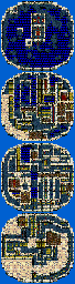 Thumbnail for a map of Tower Of Light (Unmarked) for the SNES game Brain Lord.