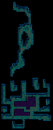 Thumbnail for a map of Tunnel To The Past (Unmarked) for the SNES game Brain Lord.