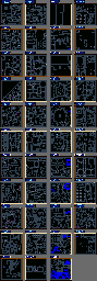 Thumbnail for a map of Mini-Maps (Animated) for the SNES game Brandish.