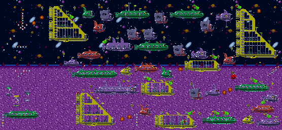 Thumbnail for a map of Level 2001 for the SNES game Bugs Bunny In Rabbit Rampage.