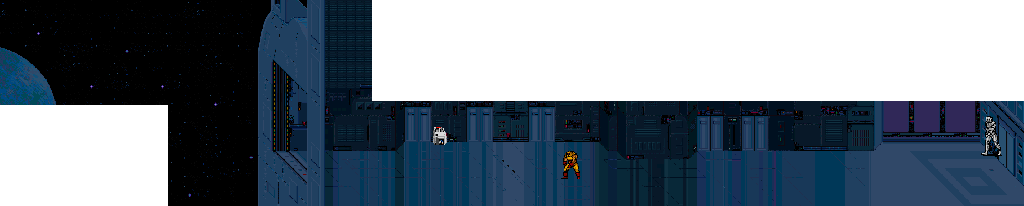 Thumbnail for a map of Scene 4: The Giant Laser Cannon for the SNES game Captain America And The Avengers.