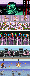Thumbnail for a map of Stages for the SNES game Chou Aniki: Bakuretsu Rantouden.