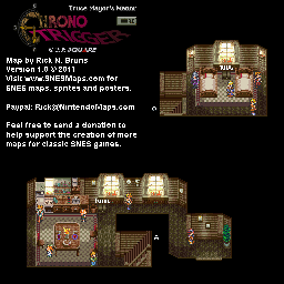 Thumbnail for a map of 1000 A.D. Truce Mayor's Manor for the SNES game Chrono Trigger.