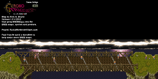 Thumbnail for a map of 1000 A.D. Zenan Bridge for the SNES game Chrono Trigger.