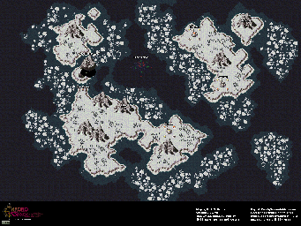 Thumbnail for a map of 12000 B.C. (Dark Ages) for the SNES game Chrono Trigger.