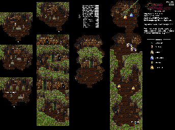 Thumbnail for a map of 12000 B.C. Terra Cave for the SNES game Chrono Trigger.