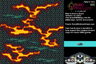 Thumbnail for a map of 1999 A.D. Flying To Lavos for the SNES game Chrono Trigger.