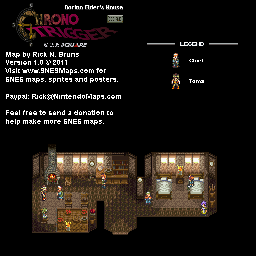 Thumbnail for a map of 600 A.D. Dorino Elder's House for the SNES game Chrono Trigger.