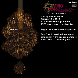 Thumbnail for a map of 600 A.D. Sun Keep for the SNES game Chrono Trigger.