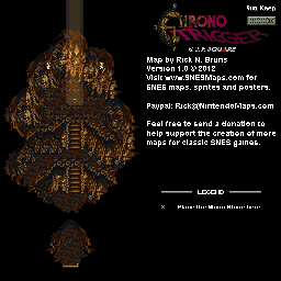 Thumbnail for a map of 65000000 B.C. Sun Keep for the SNES game Chrono Trigger.