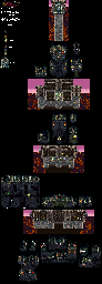 Thumbnail for a map of 65000000 B.C. Tyrano Lair for the SNES game Chrono Trigger.