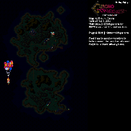 Thumbnail for a map of Ending Flyby (1) for the SNES game Chrono Trigger.