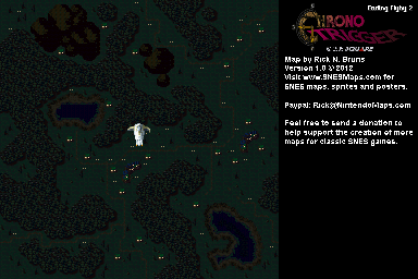 Thumbnail for a map of Ending Flyby (2) for the SNES game Chrono Trigger.