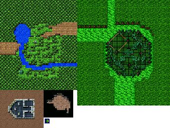 Thumbnail for a map of Janth for the SNES game Cyber Knight.