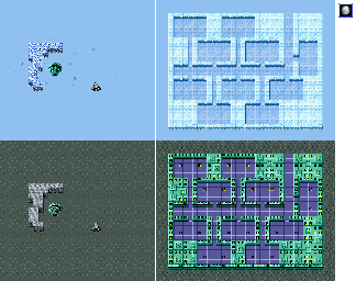 Thumbnail for a map of Seeclan for the SNES game Cyber Knight.