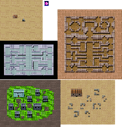 Thumbnail for a map of Shermua for the SNES game Cyber Knight.