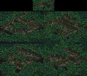 Thumbnail for a map of Alpine Forest for the SNES game Dark Half.