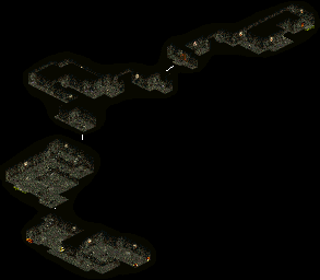 Thumbnail for a map of Cave To Carrera Tower for the SNES game Dark Half.