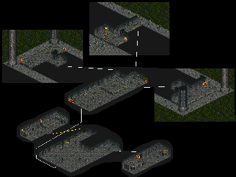 Thumbnail for a map of Corrado Temple (Night) for the SNES game Dark Half.