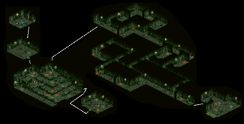 Thumbnail for a map of Elan Cave for the SNES game Dark Half.