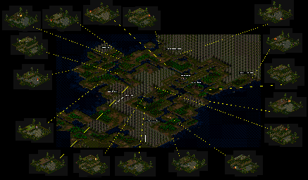 Thumbnail for a map of N (Night) for the SNES game Dark Half.