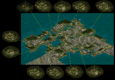 Thumbnail for a map of NW (Day) for the SNES game Dark Half.