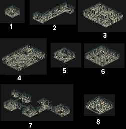 Thumbnail for a map of Robahm Dungeon for the SNES game Dark Half.