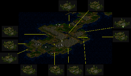 Thumbnail for a map of SW for the SNES game Dark Half.