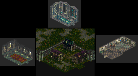 Thumbnail for a map of Town Of Calibra (Night) for the SNES game Dark Half.