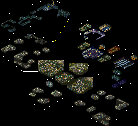 Thumbnail for a map of Town Of Robahm (Day) for the SNES game Dark Half.
