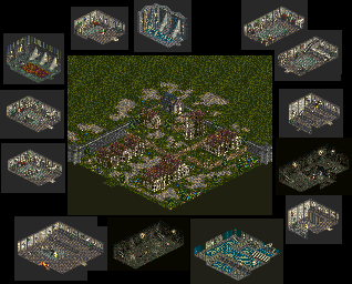 Thumbnail for a map of Town Of Vectra (Day) for the SNES game Dark Half.