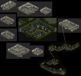 Thumbnail for a map of Town Of Zagato (Night) for the SNES game Dark Half.