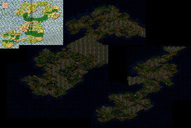 Thumbnail for a map of World (Night) for the SNES game Dark Half.