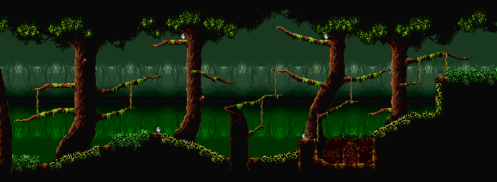 Thumbnail for a map of Dark Forest Thorn Grove for the SNES game Demon's Crest.