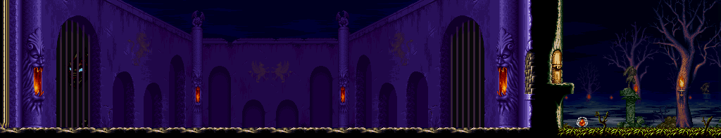 Thumbnail for a map of Murkland Colosseum for the SNES game Demon's Crest.