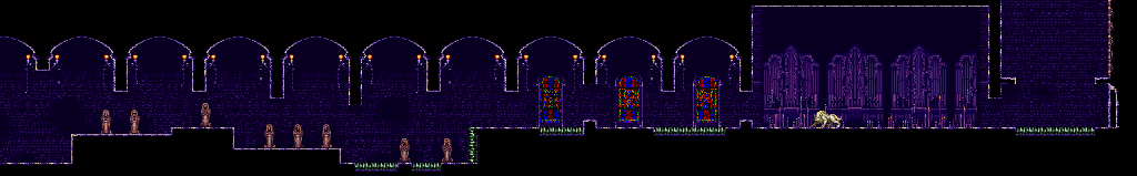 Thumbnail for a map of Phalanx's Fortress Hall Of Agonized Souls for the SNES game Demon's Crest.