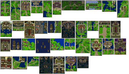 Thumbnail for a map of Scenarios for the SNES game Der Langrisser.