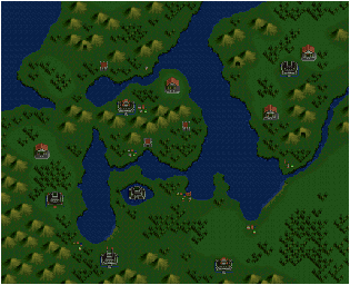 Thumbnail for a map of World for the SNES game Der Langrisser.