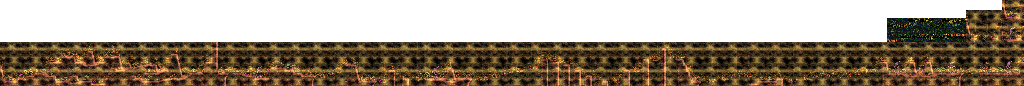 Thumbnail for a map of Gloomy Gulch Web Woods (Fog) for the SNES game Donkey Kong Country 2: Diddy's Kong-Quest.