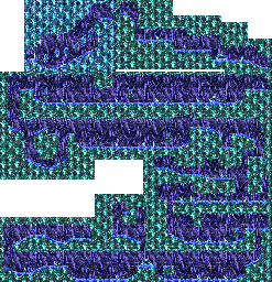 Thumbnail for a map of K. Rool's Keep Clapper's Cavern for the SNES game Donkey Kong Country 2: Diddy's Kong-Quest.