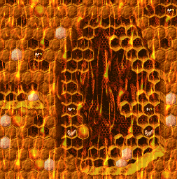 Thumbnail for a map of Krazy Kremland King Zing Sting (Honey) for the SNES game Donkey Kong Country 2: Diddy's Kong-Quest.